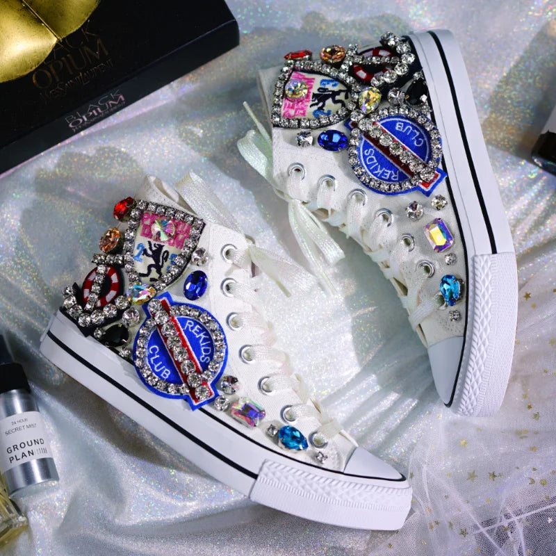 Woman Canvas Shoes Flat Platform Loafers. - Maison Novaire #