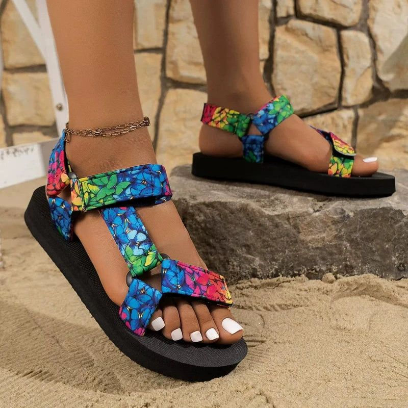 Women's Flat Shoes Outdoor Sandals. - Maison Novaire #