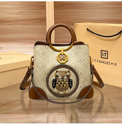 Women's handbag. Genuine leather bucket bag. - Maison Novaire #