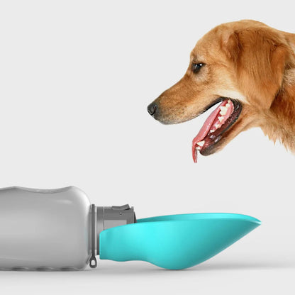 800ml Portable Dog Water Bottle with Foldable Bowl - Maison Novaire
