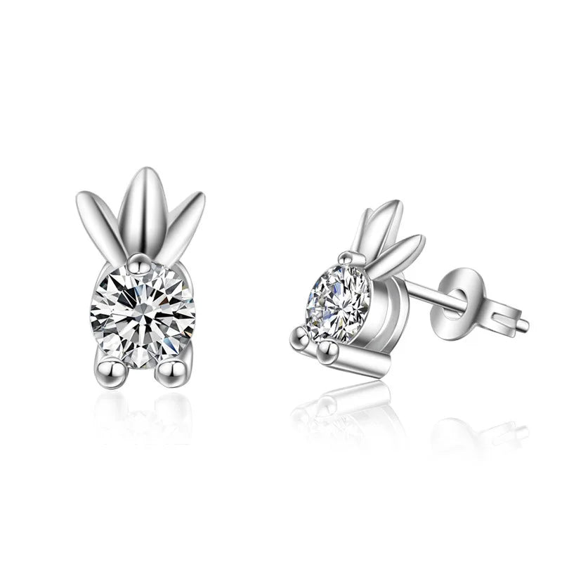 BLAKESTORE-NG Jewelries XZS ED126 Silver Stud Earrings 925 For Women